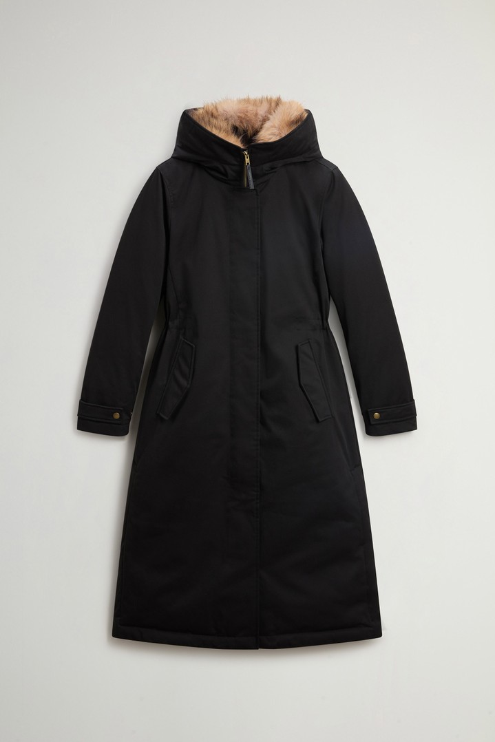 Long Padded Parka in Best Cotton Black photo 5 | Woolrich