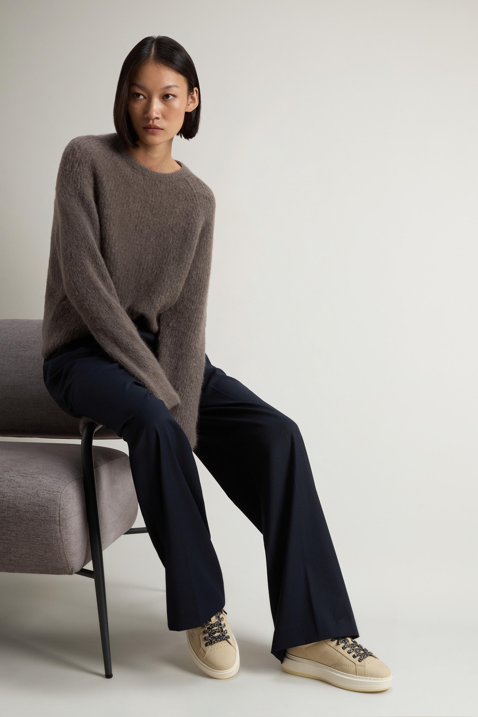 Arrow Sneakers in Leather with Shearling Lining Beige photo 7 | Woolrich