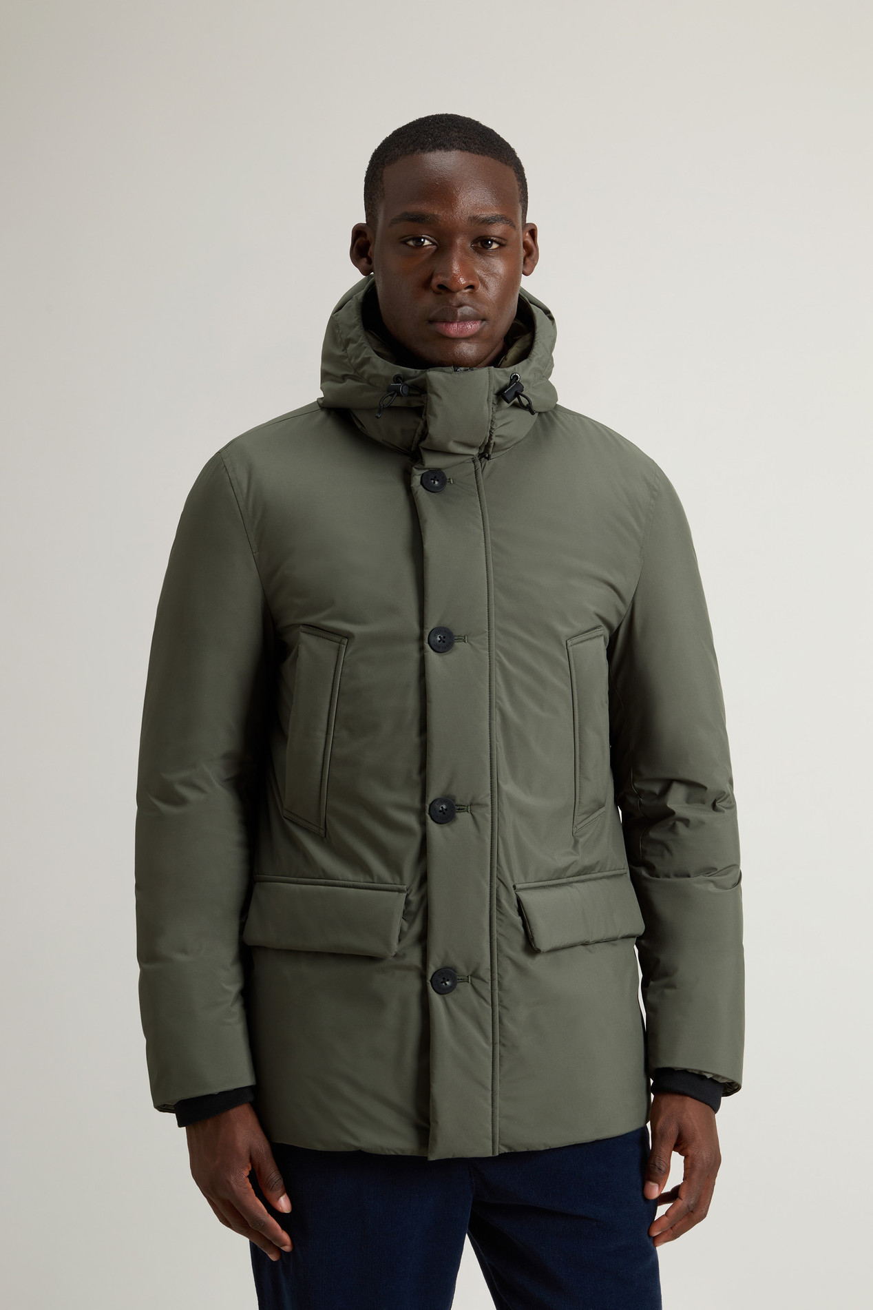 Cloud Arctic Parka with Hood Green photo 1 | Woolrich