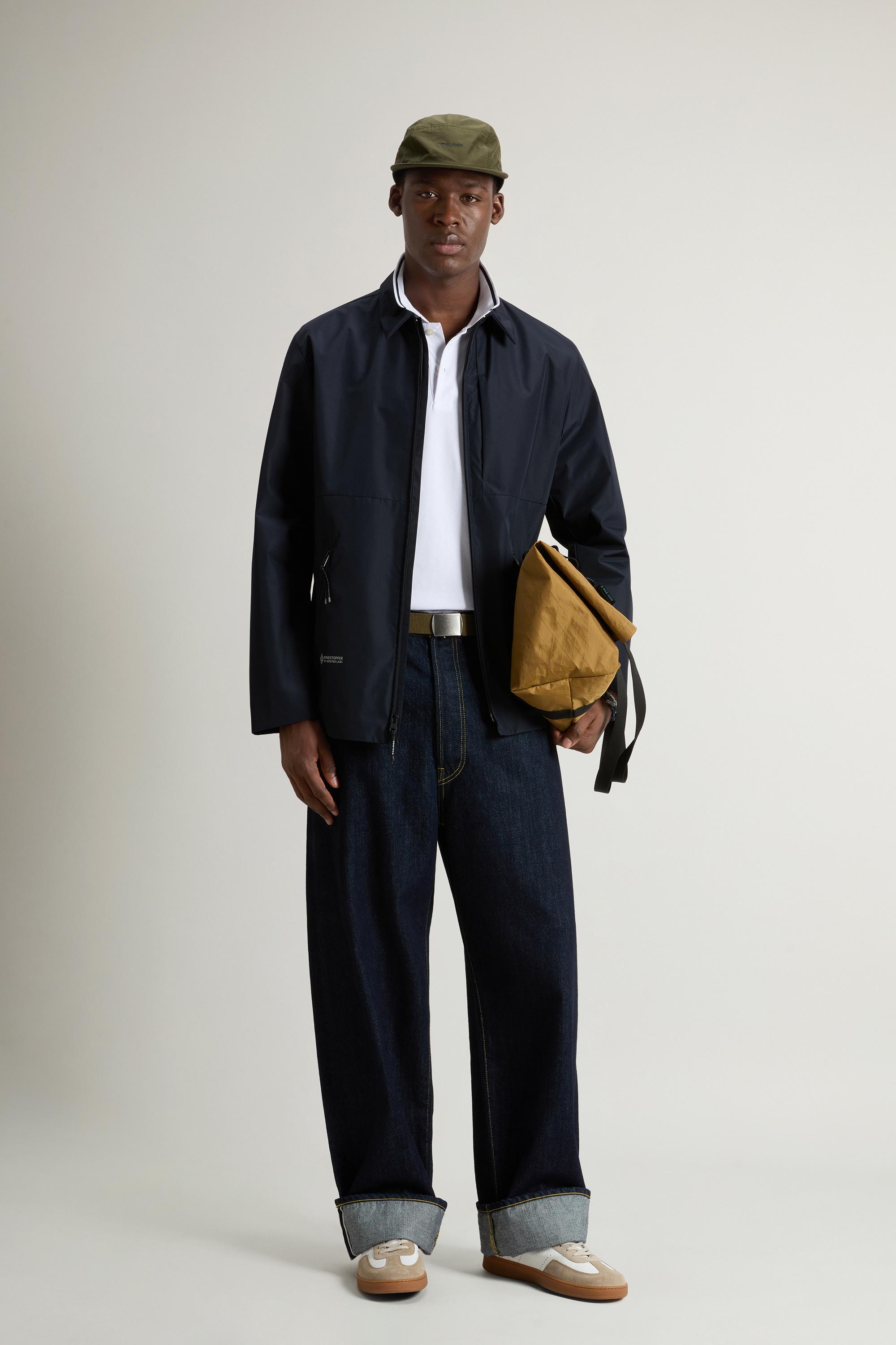 Jacket in WINDSTOPPER by GORE-TEX LABS fabric Blue photo 1 | Woolrich