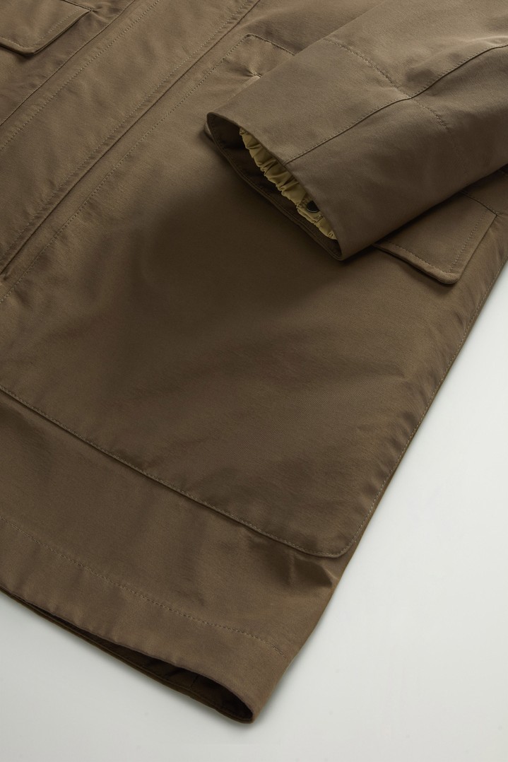 Officer 3-in-1 Waterproof Coat in Three-Layered Ramar Cloth Green photo 4 | Woolrich