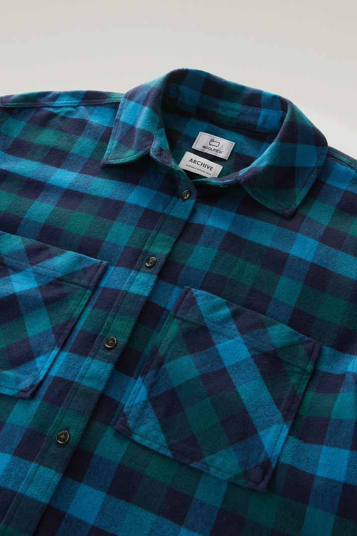 Flannel Check Shirt Blue photo 2 | Woolrich