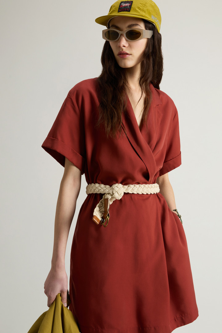 Tencel Dress Red photo 4 | Woolrich
