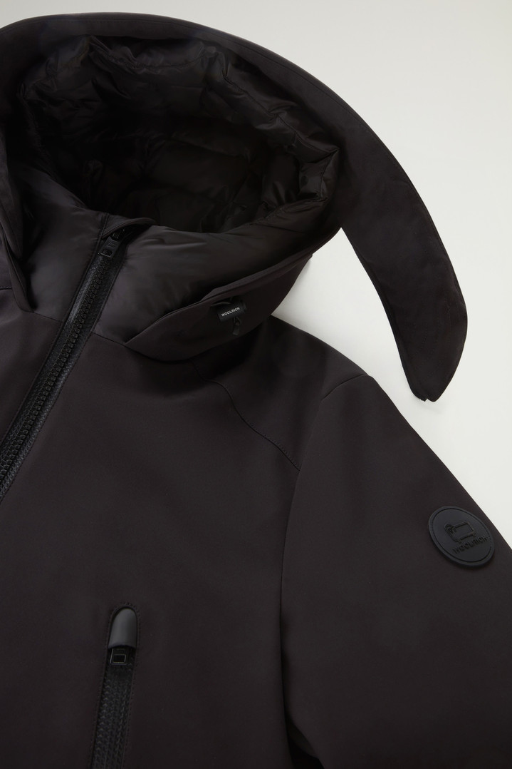 Parka in Tech Softshell Black photo 3 | Woolrich