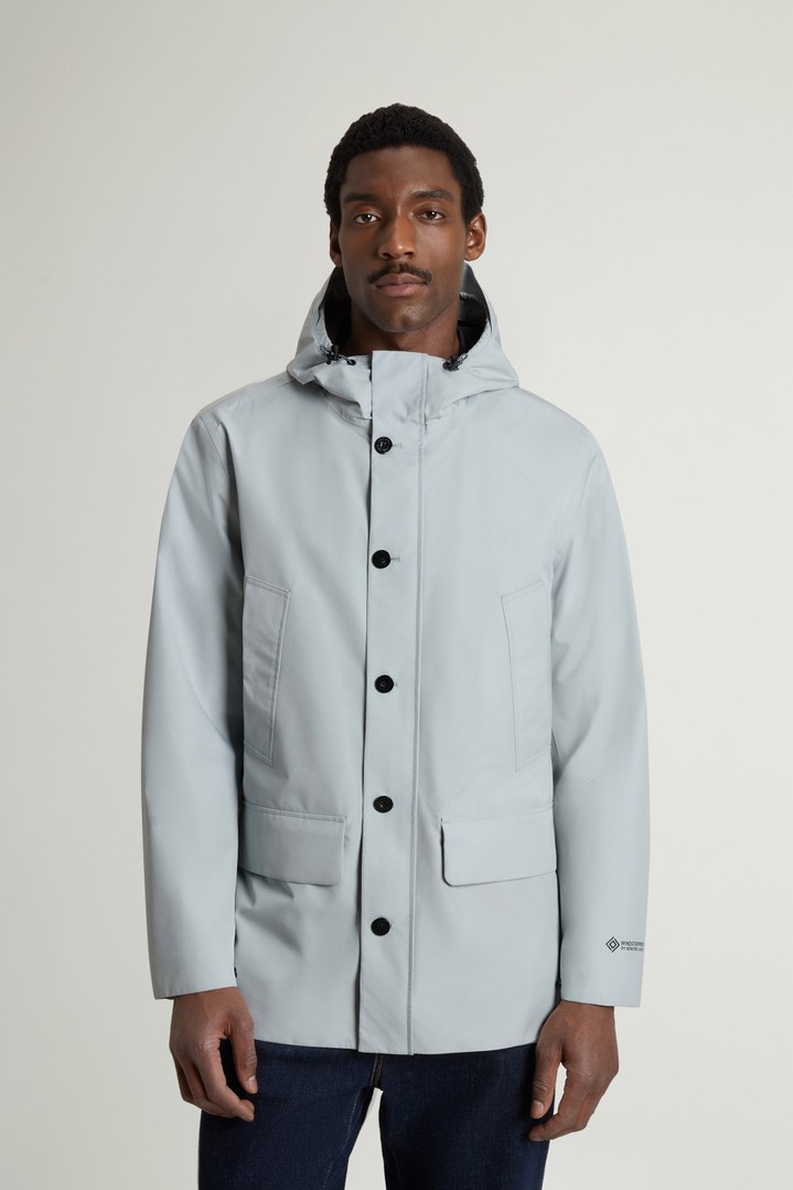 Summer Parka in WINDSTOPPER by GORE-TEX LABS Fabric Gray photo 1 | Woolrich