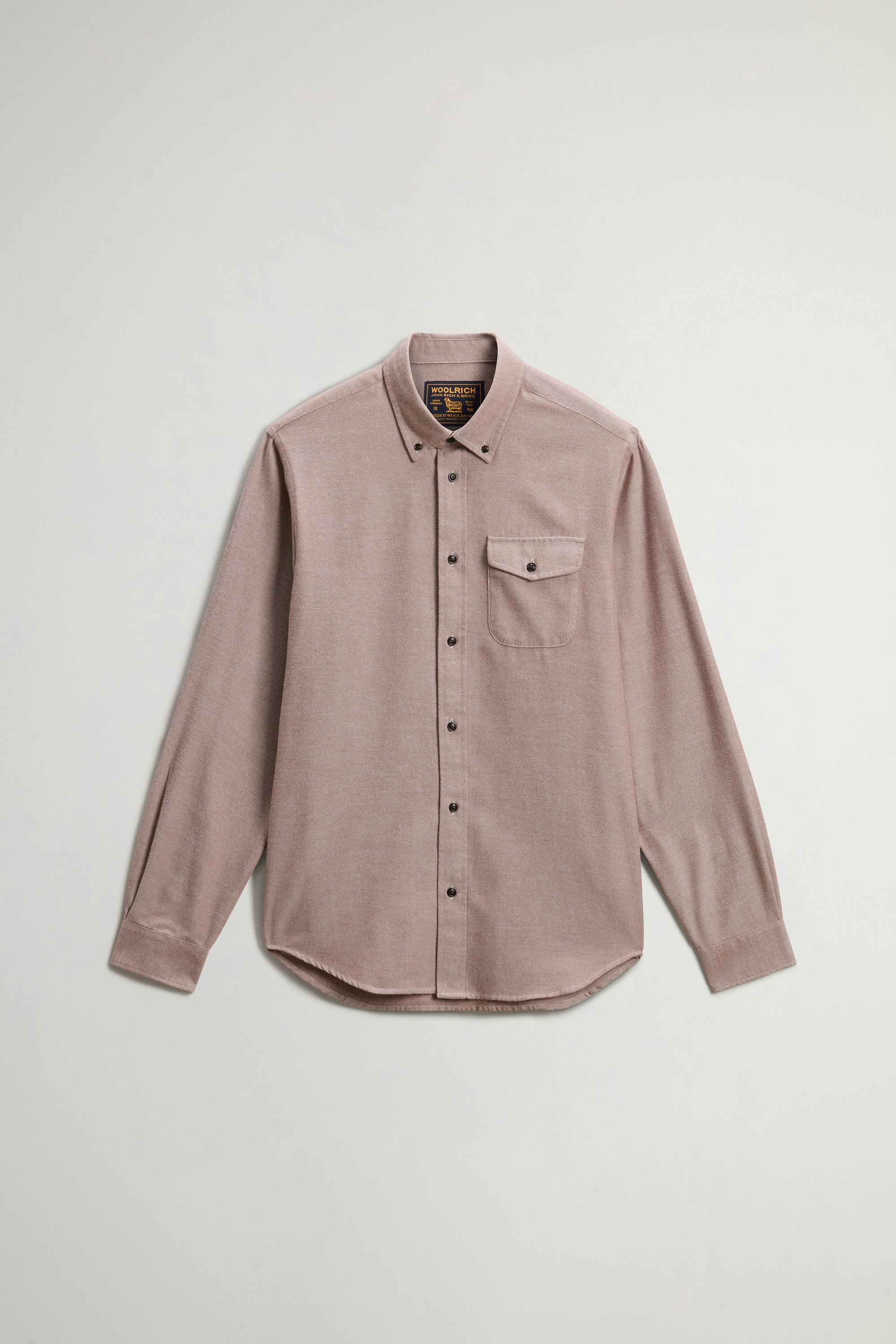 Shirt in Cotton-Blend Twill Brown photo 5 | Woolrich