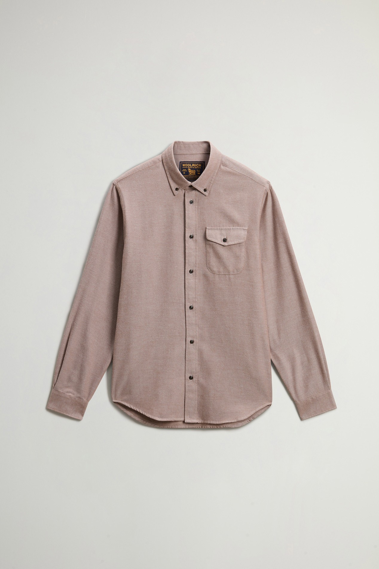 Shirt in Cotton-Blend Twill Brown photo 5 | Woolrich
