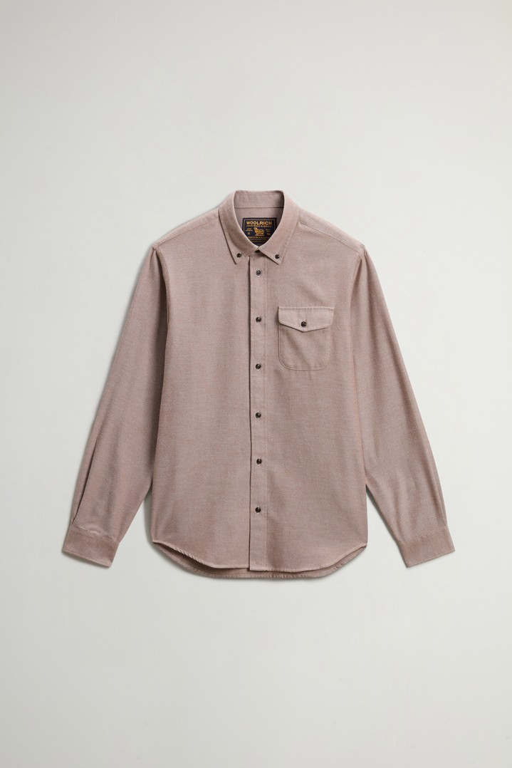 Shirt in Cotton-Blend Twill Brown photo 5 | Woolrich