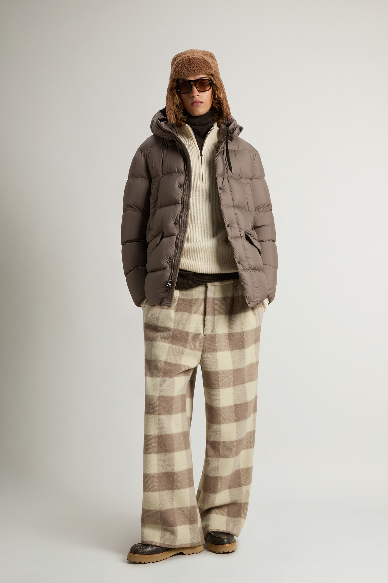 Cloud Parka in Microfiber Brown photo 2 | Woolrich