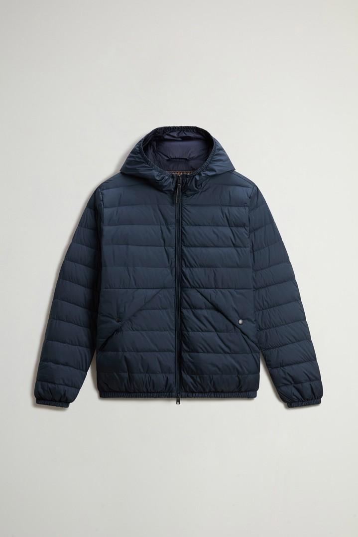 Quilted Jacket in Lightweight Microfiber Blue photo 5 | Woolrich