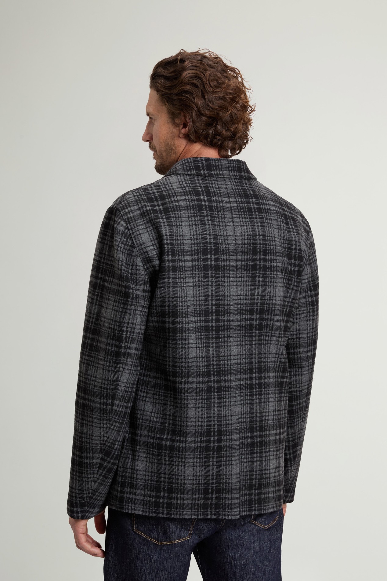 WOOL BLEND FLANNEL BLAZER Grau photo 3 | Woolrich