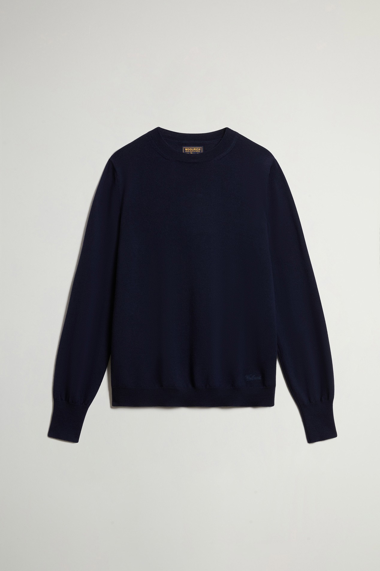 Sweater in Pure Merino Virgin Wool Blue photo 5 | Woolrich