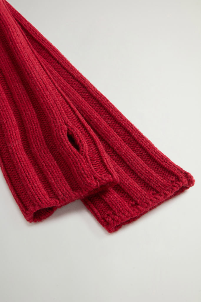 MERINOS WOOL MUFFS Red photo 3 | Woolrich