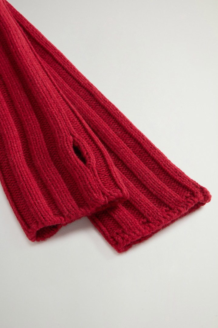 MERINOS WOOL MUFFS Red photo 3 | Woolrich
