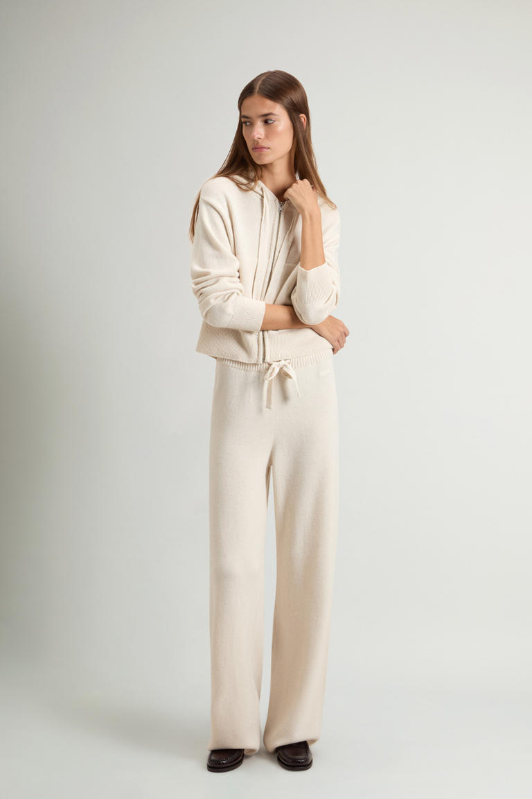 Pants in Wool and Cashmere Blend White photo 1 | Woolrich
