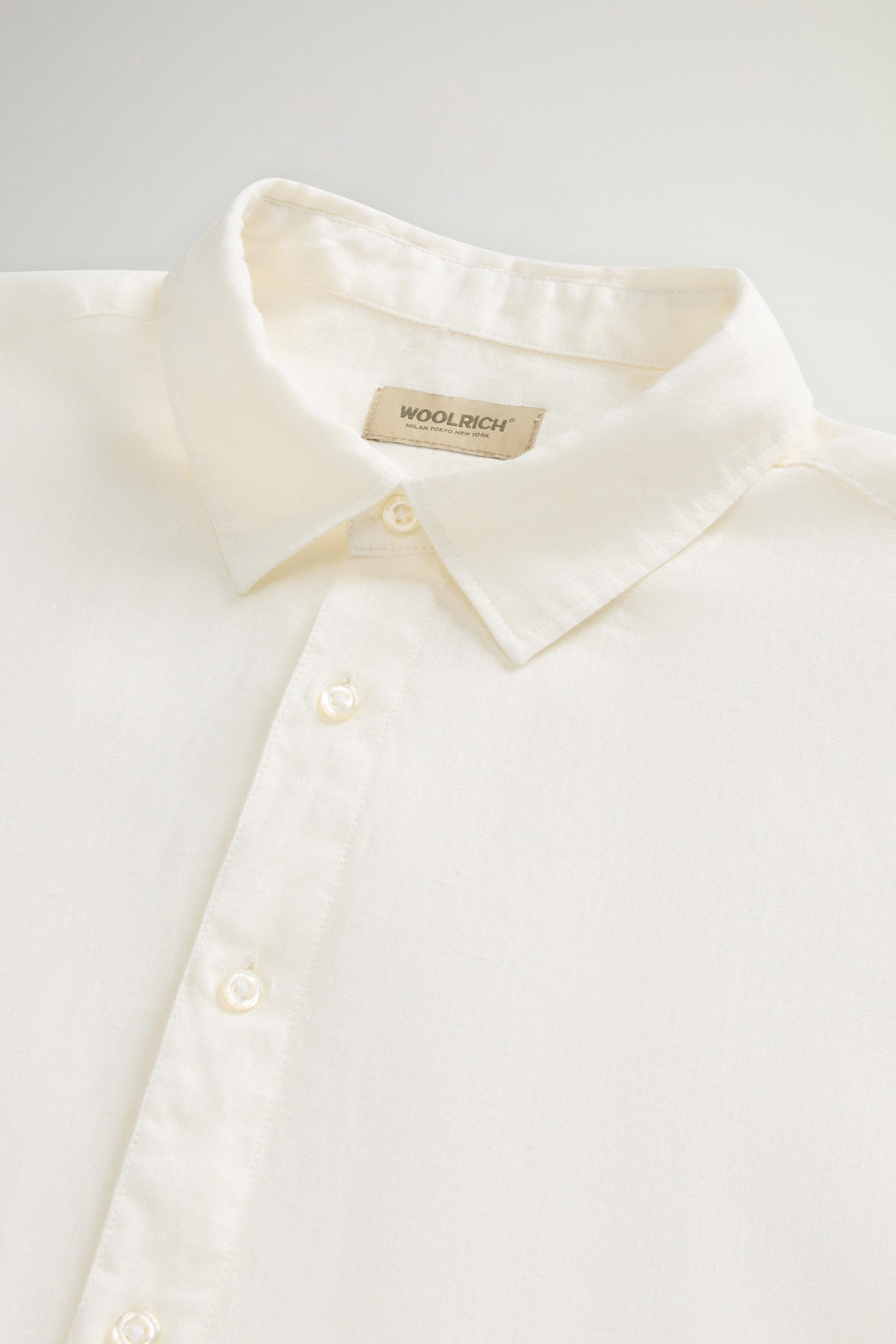 LINEN SHIRT White photo 6 | Woolrich
