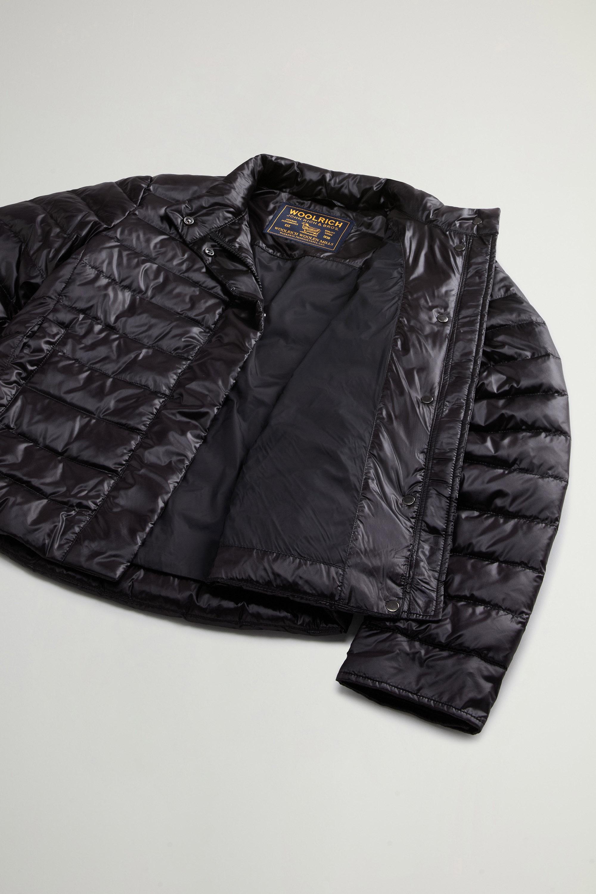 Lightweight Down Jacket in Liquid Nylon Black photo 8 | Woolrich