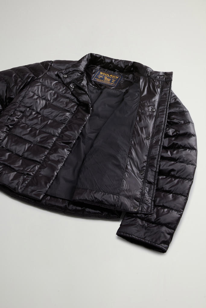Lightweight Down Jacket in Liquid Nylon Black photo 8 | Woolrich