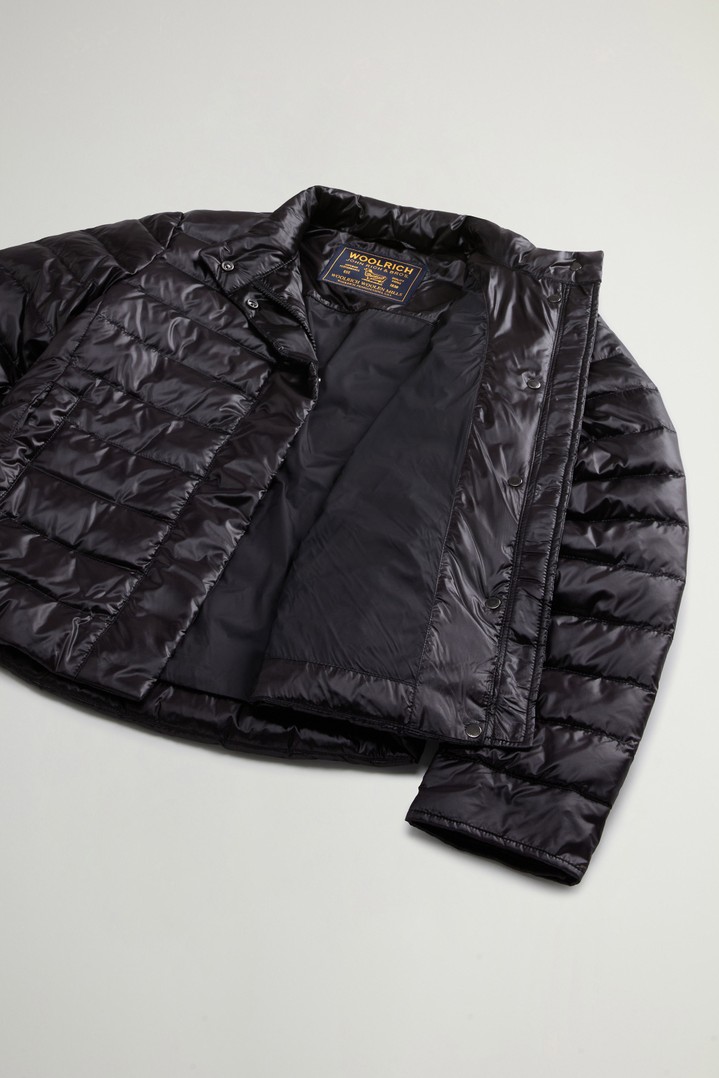 Lightweight Down Jacket in Liquid Nylon Black photo 8 | Woolrich