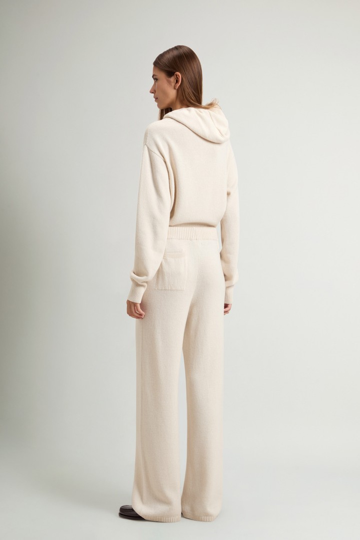 Pantalon en laine et cachemire Blanc photo 3 | Woolrich