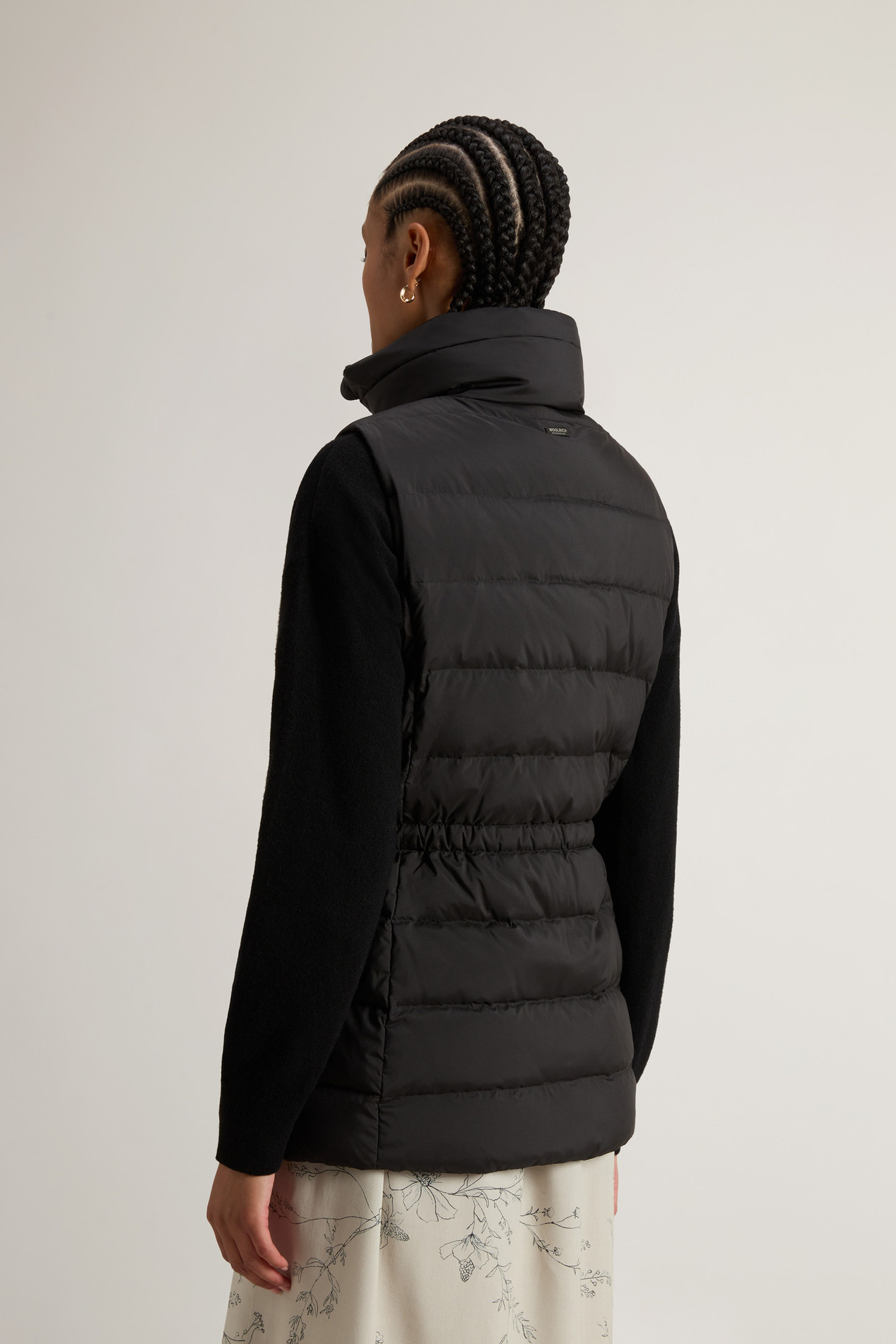 Quilted Microfiber Shirley Vest Black photo 3 | Woolrich