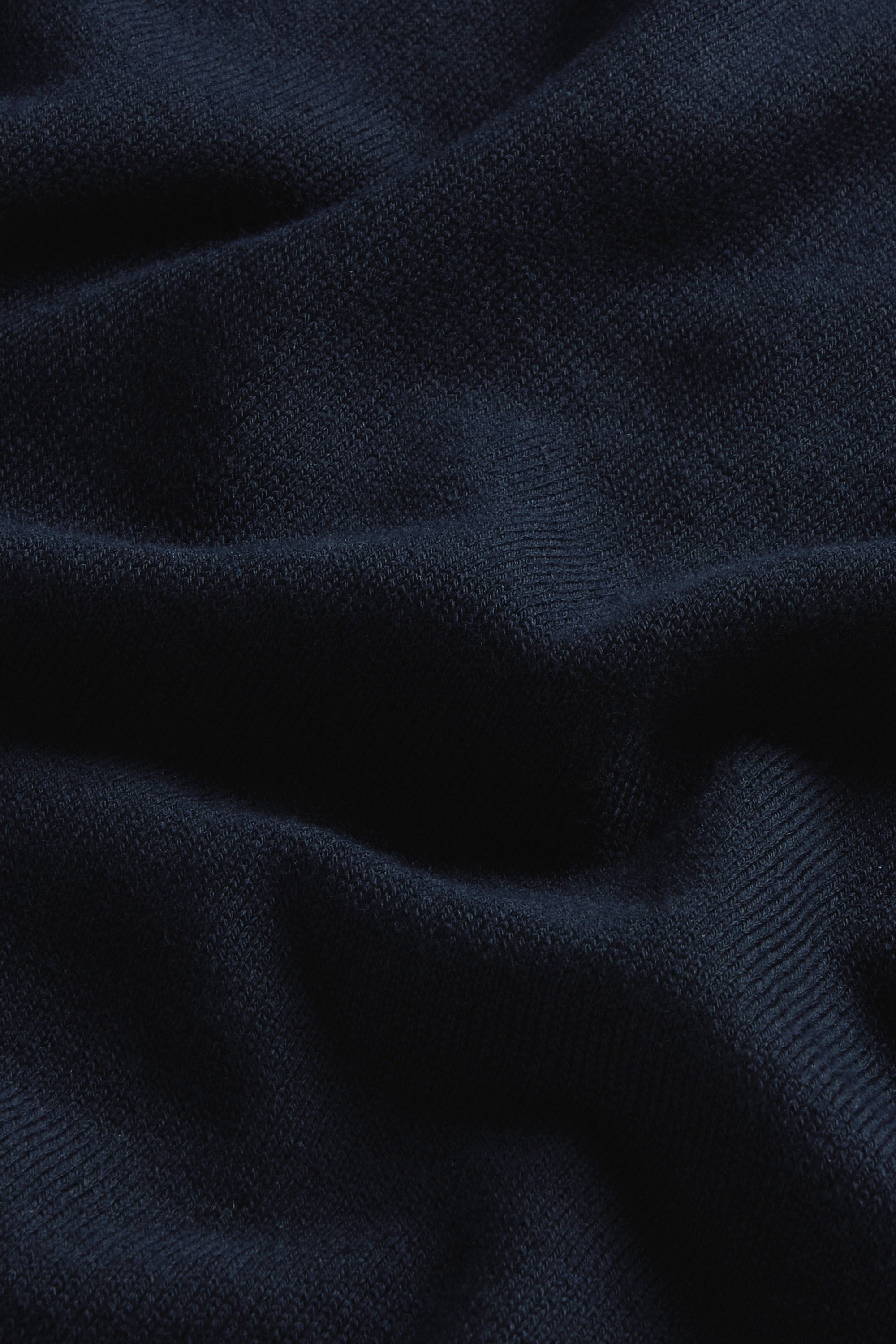 KNITTED POLO Blue photo 6 | Woolrich