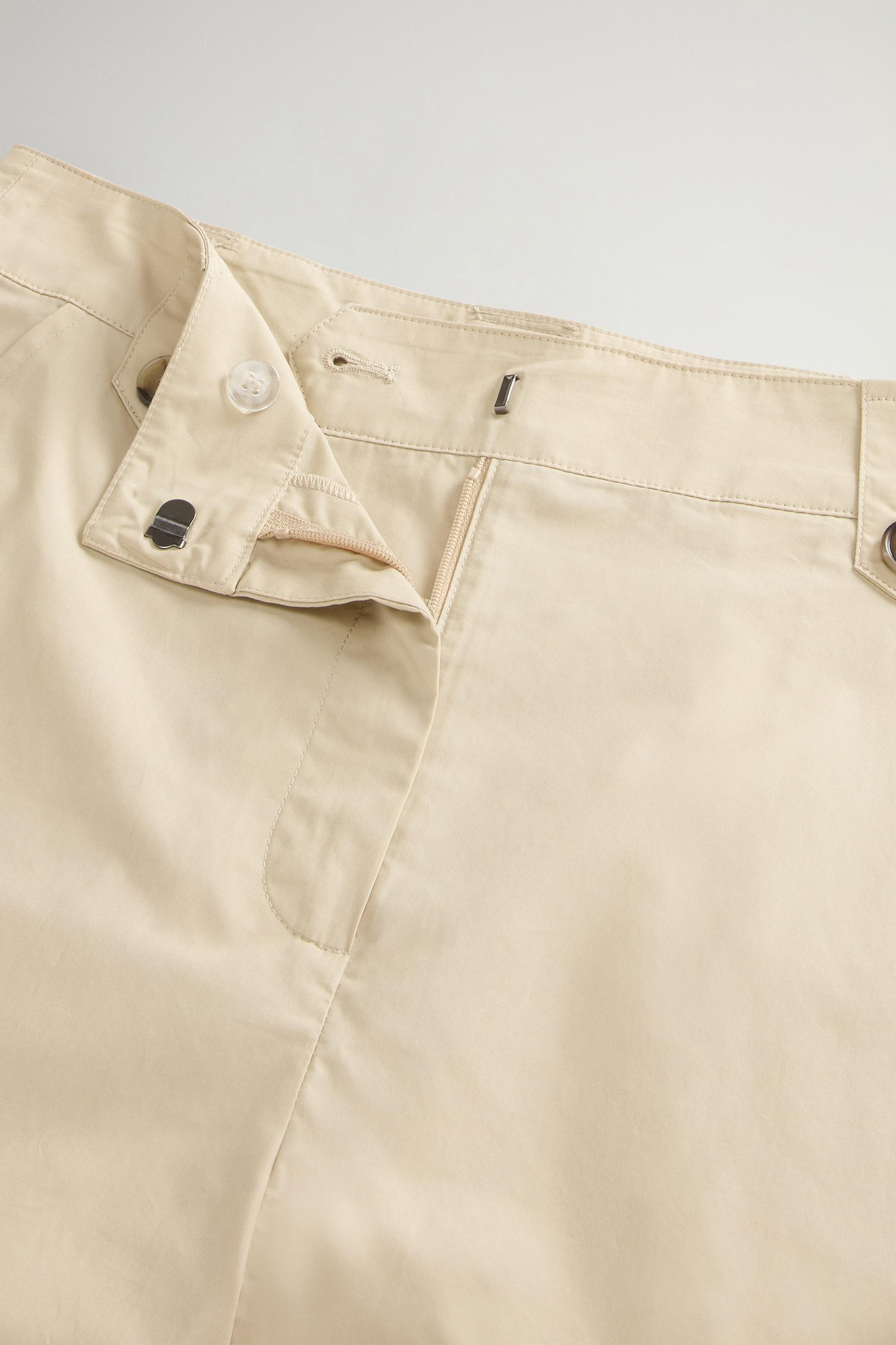COTTON POPLIN SHORTS Beige photo 4 | Woolrich