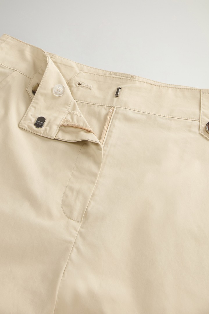 COTTON POPLIN SHORTS Beige photo 4 | Woolrich