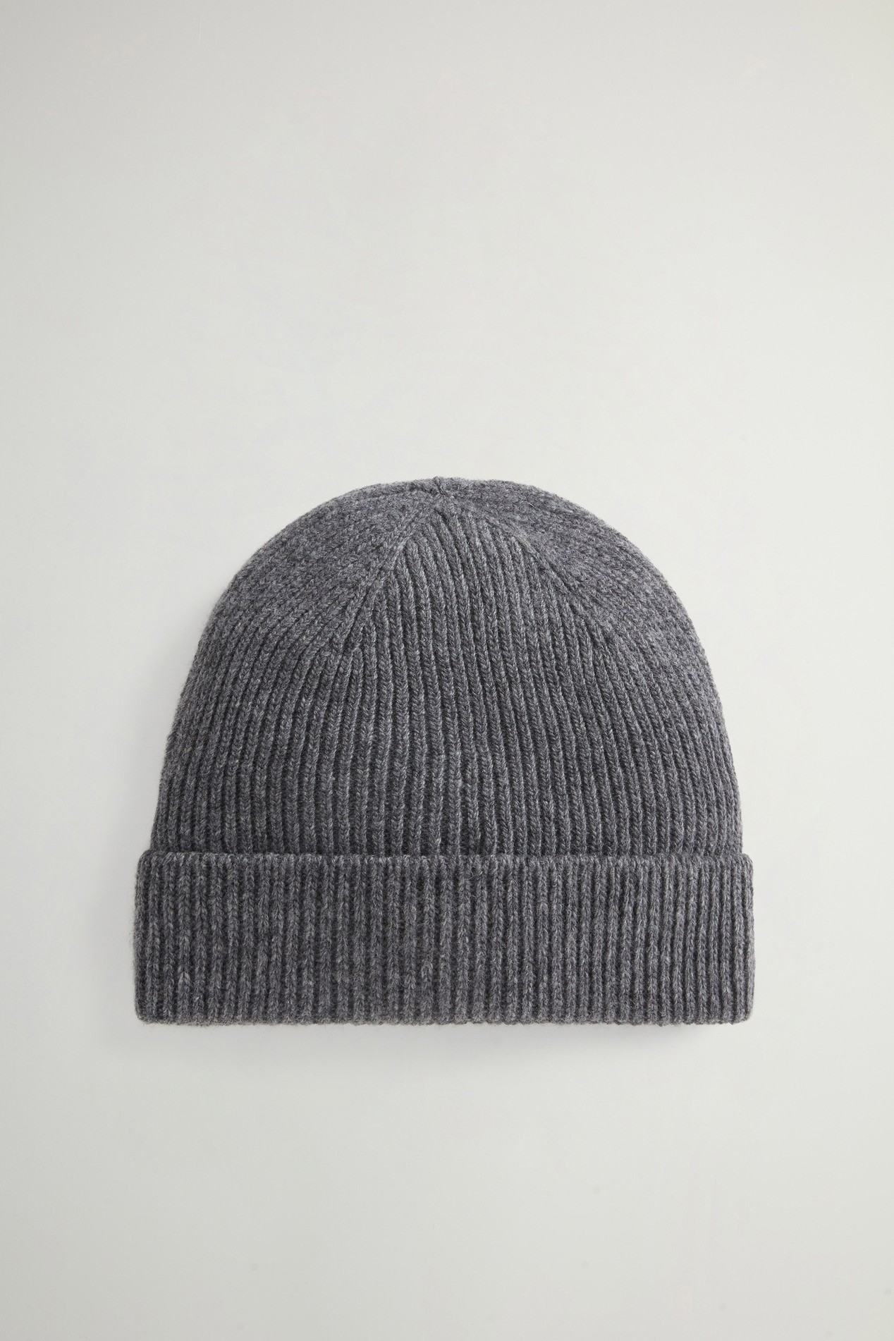 CASHMERE BLEND BEANIE Gray photo 3 | Woolrich