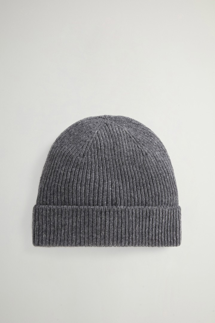 CASHMERE BLEND BEANIE Gray photo 3 | Woolrich