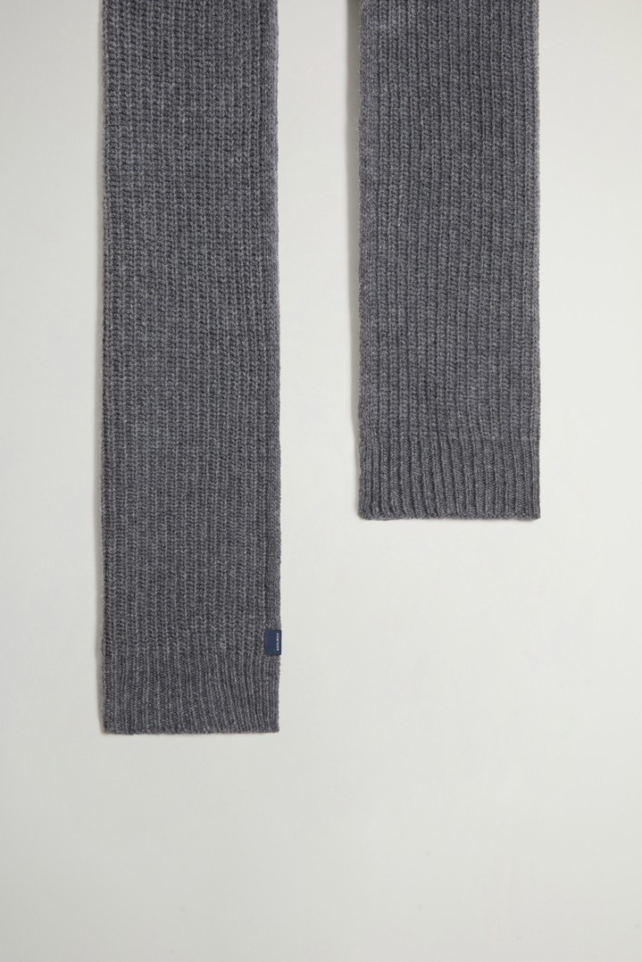 CASHMERE BLEND SCARF Gray photo 3 | Woolrich