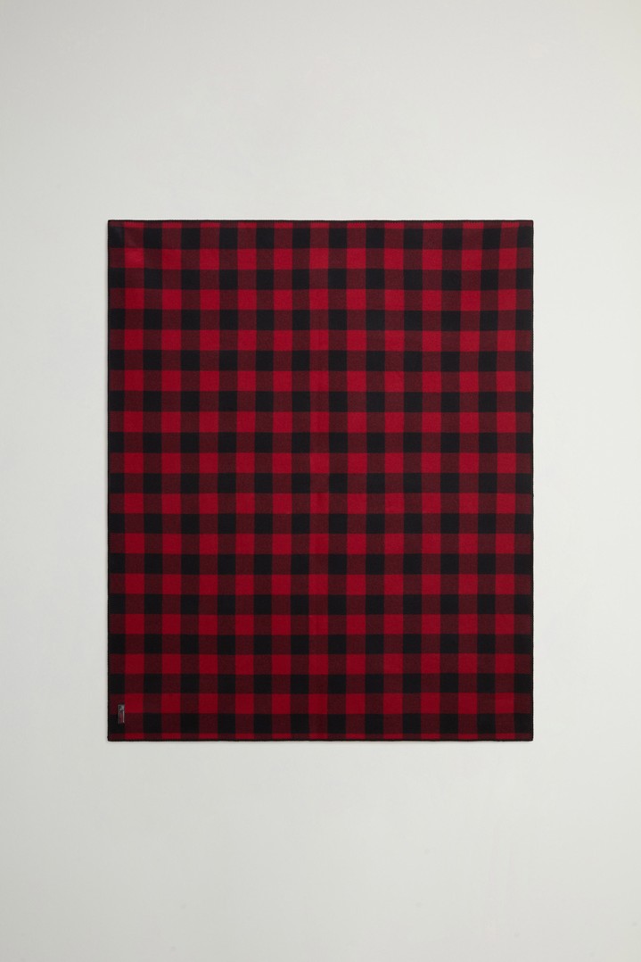 WM BUFFALO CHECK BLANKET Red photo 2 | Woolrich