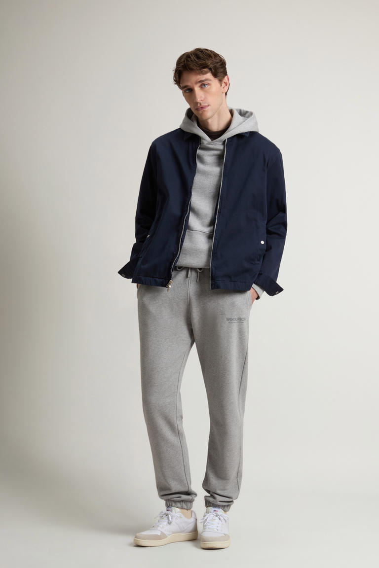 Giacca a camicia Timber tinta in capo in twill di cotone Blu photo 1 | Woolrich