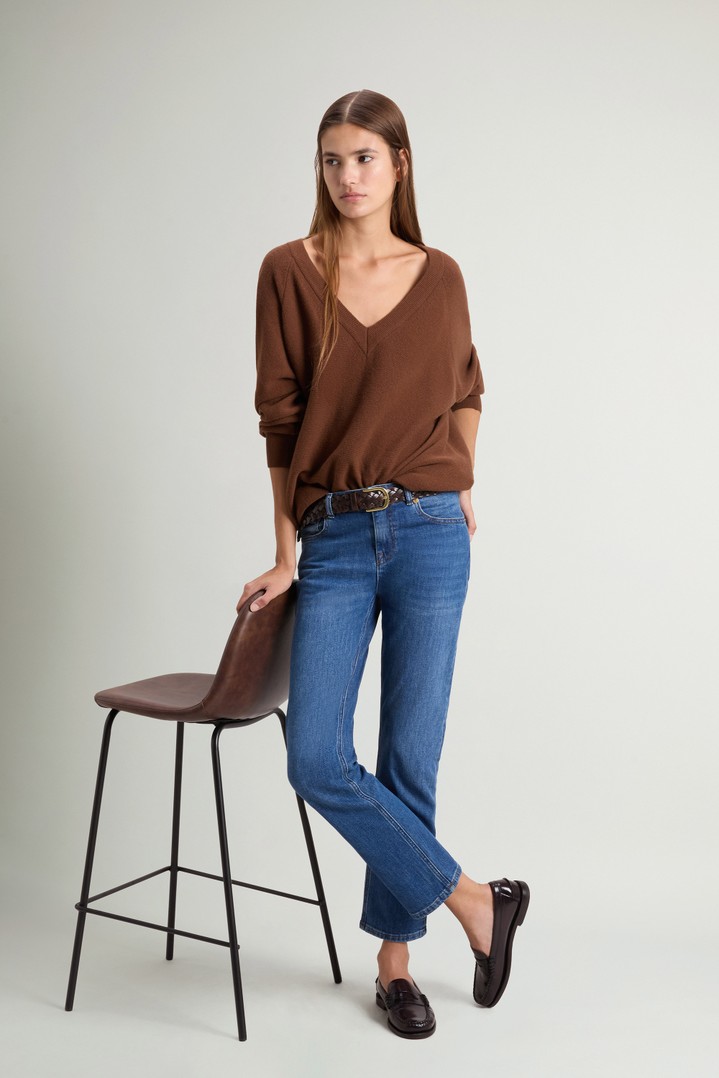 Sweater in Virgin Wool and Cashmere Brown photo 2 | Woolrich
