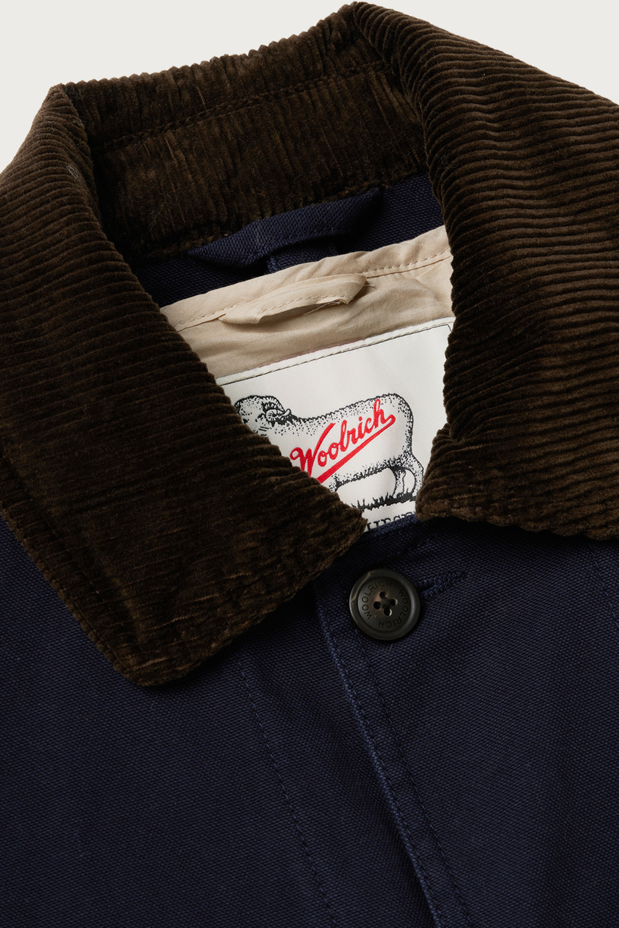 3-in-1 Jacket in Pure Cotton - One Of These Days / Woolrich Blue photo 3 | Woolrich