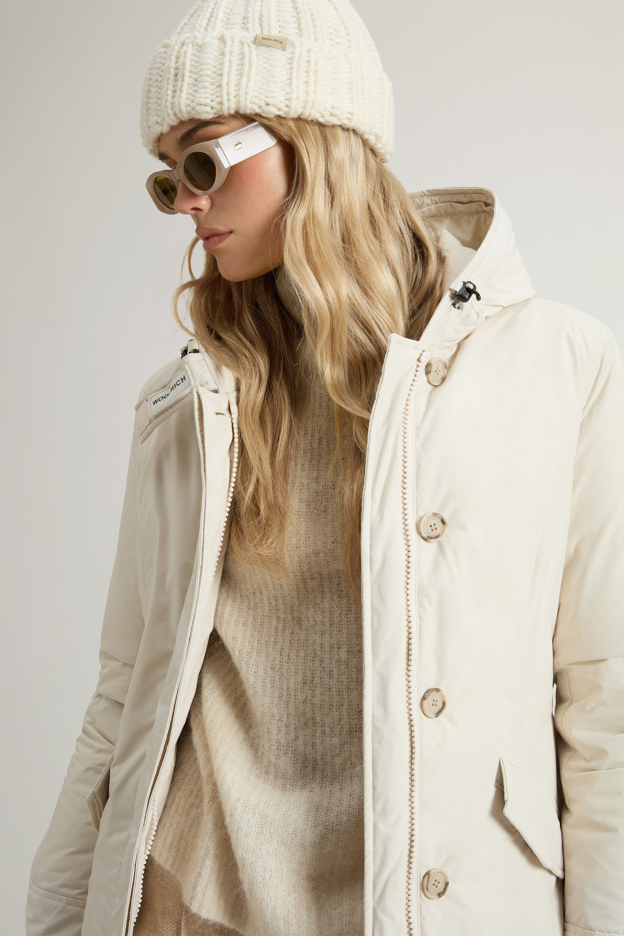 Arctic Parka in Urban Touch with Detachable Fur White photo 4 | Woolrich