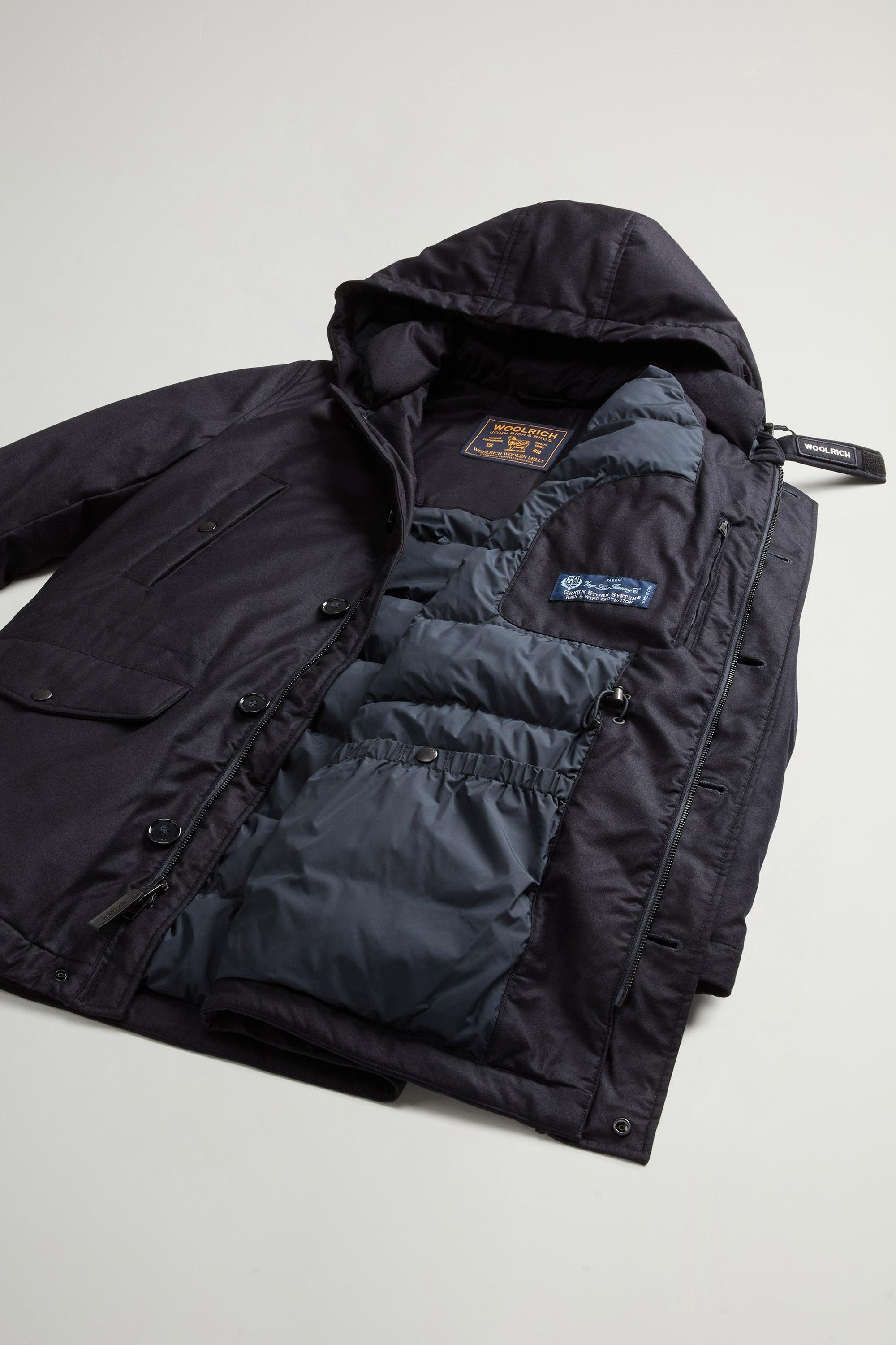 LP WOOL SILK PARKA Blue photo 8 | Woolrich