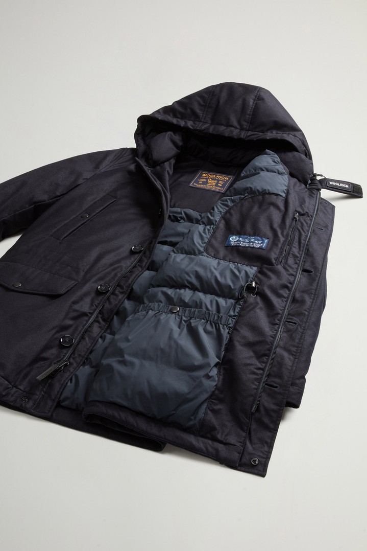 LP WOOL SILK PARKA Blue photo 8 | Woolrich