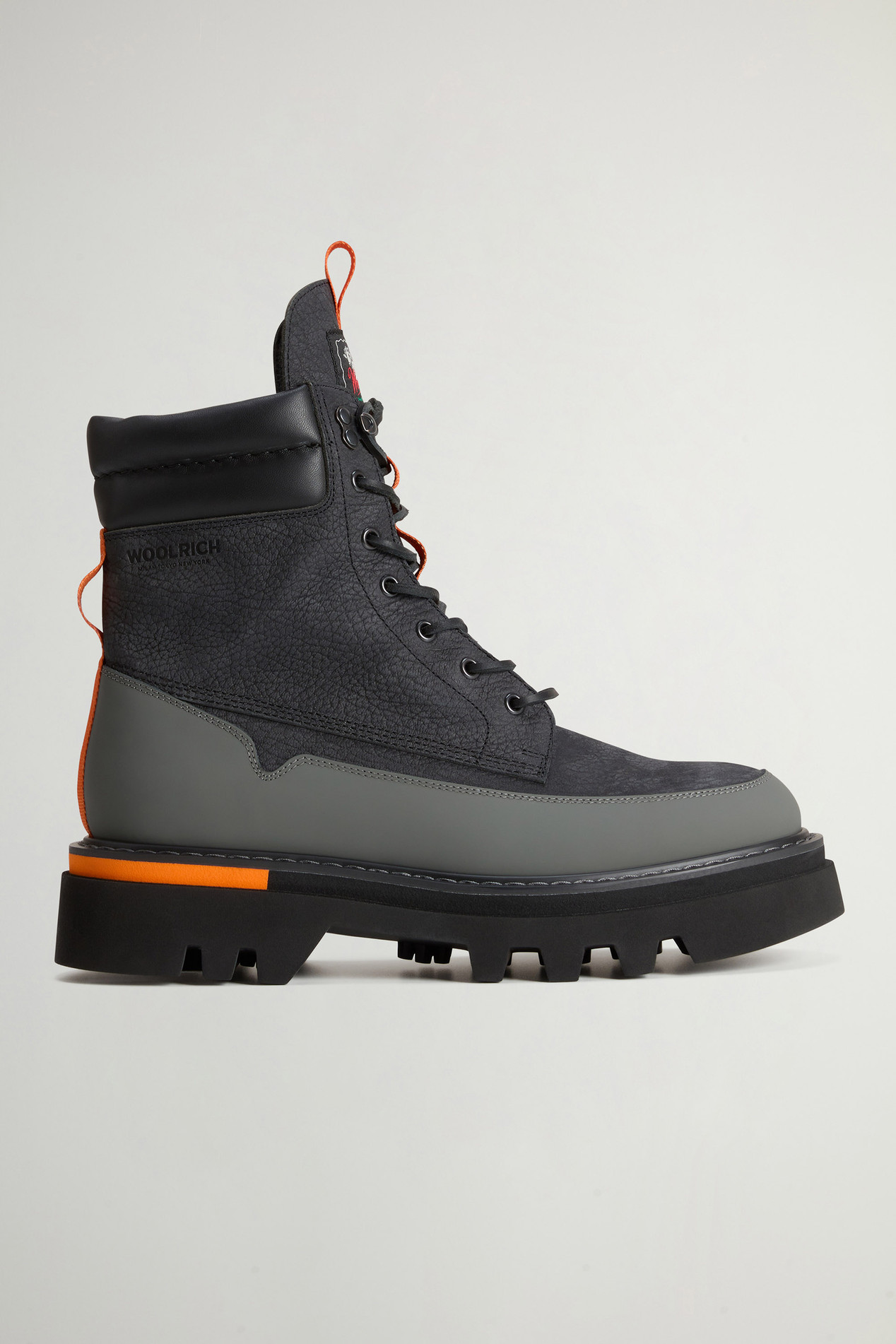 Ankle Boots in Tumbled Nubuck Leather by Todd Snyder Black photo 1 | Woolrich