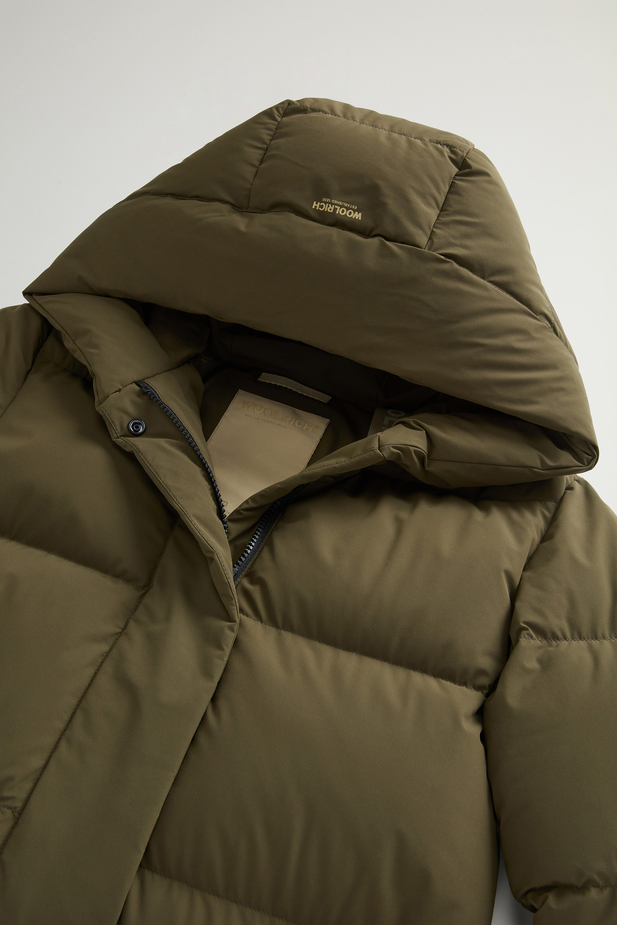 CLOUD MADISON LONG COAT Green photo 6 | Woolrich