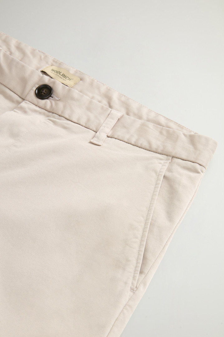 Garment-Dyed Stretch Cotton Twill Chinos Gray photo 3 | Woolrich