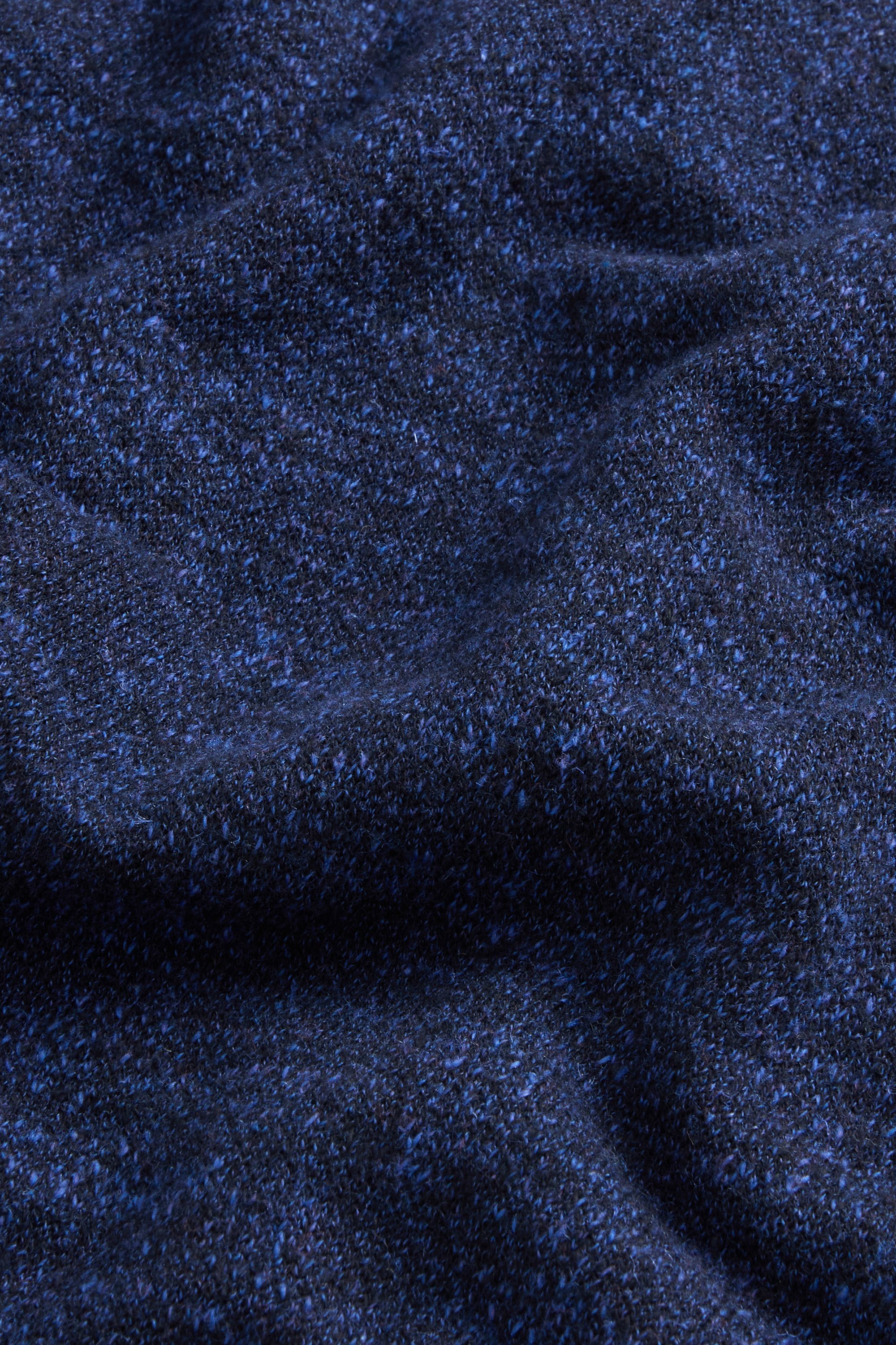 COTTON LINEN POLO Blue photo 7 | Woolrich