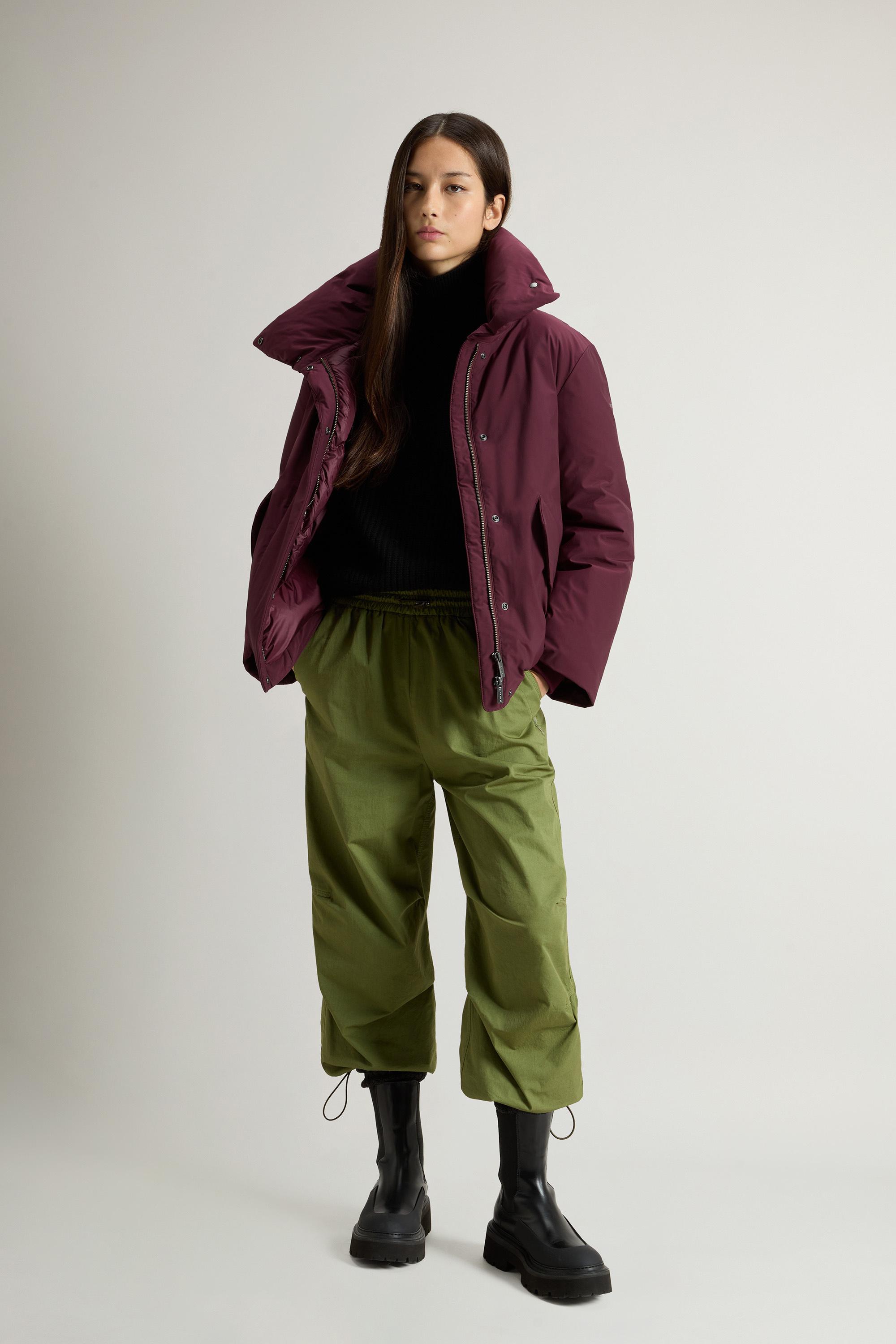 Urban Touch Cocoon Jacket Burgundy photo 1 | Woolrich