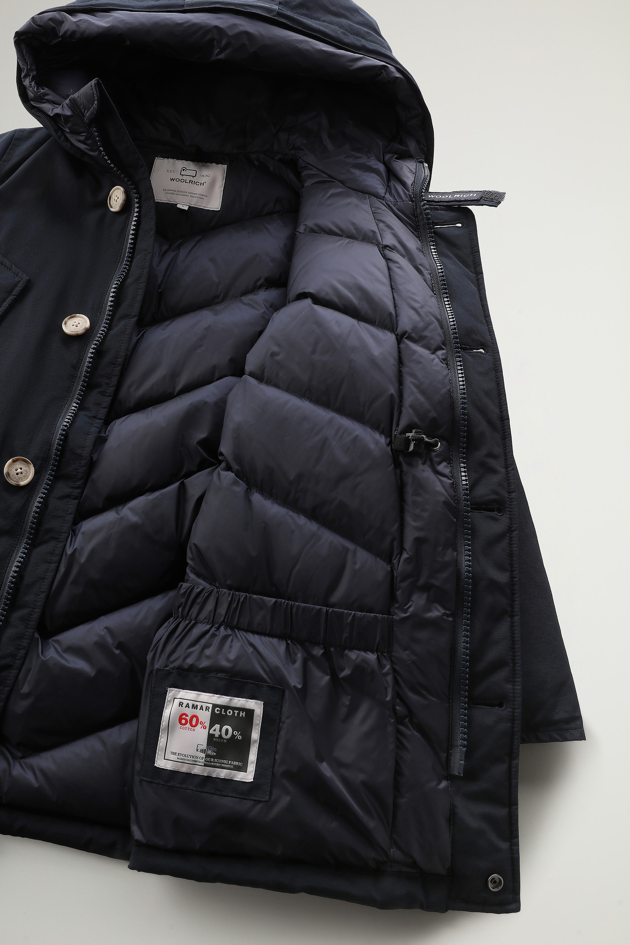 Arctic Parka pour garçon en Ramar Cloth Bleu photo 5 | Woolrich