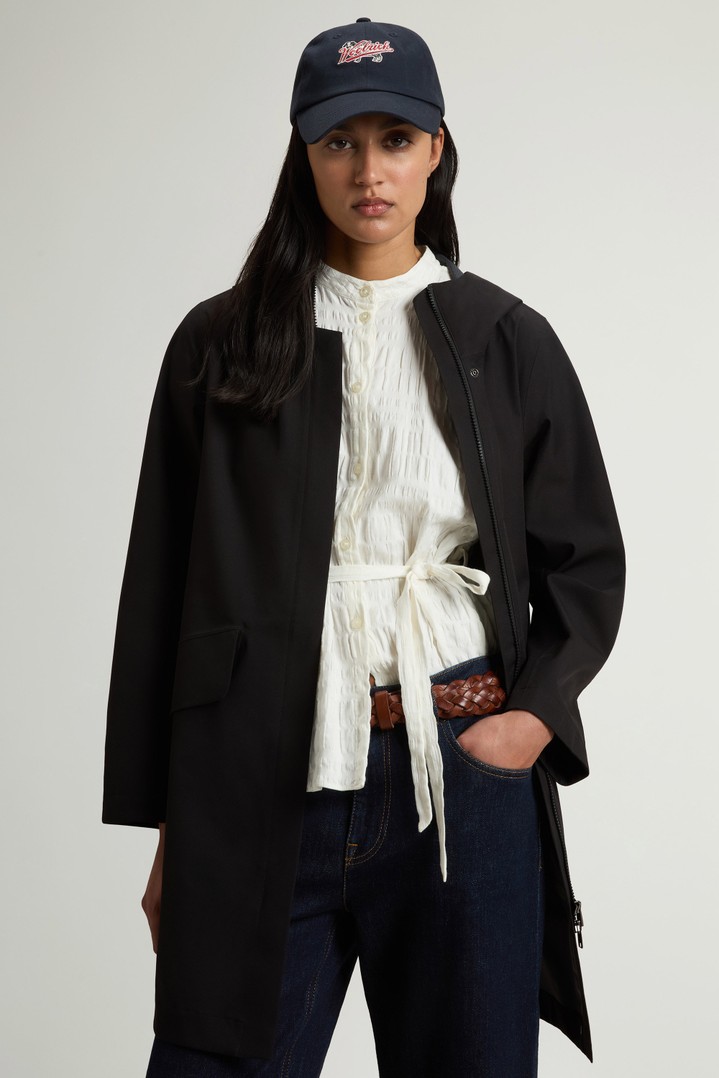 Waterproof Parka in Light Stretch Black photo 4 | Woolrich