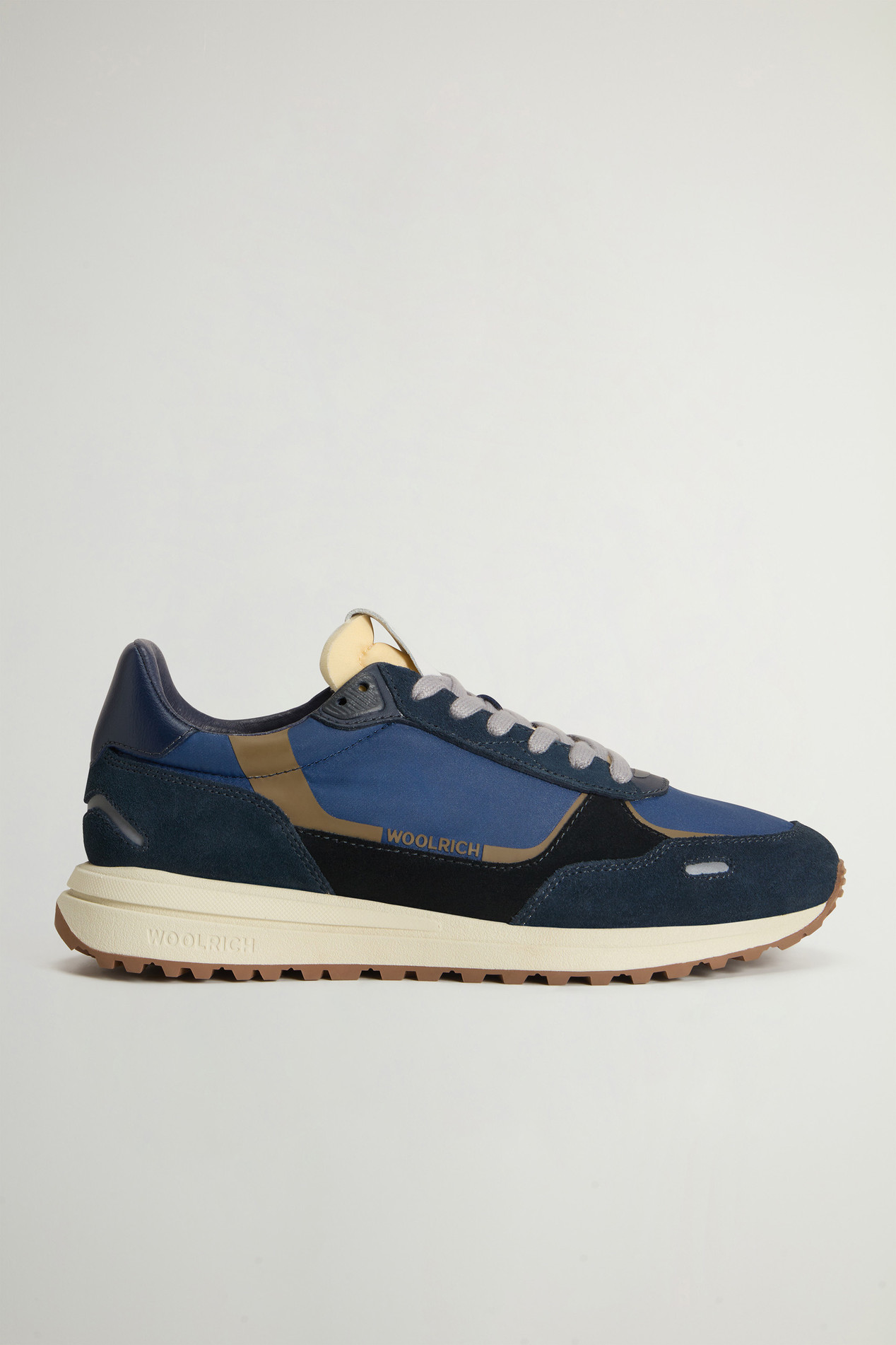 Retro Sneakers in Nylon with Leather Details Blue photo 1 | Woolrich