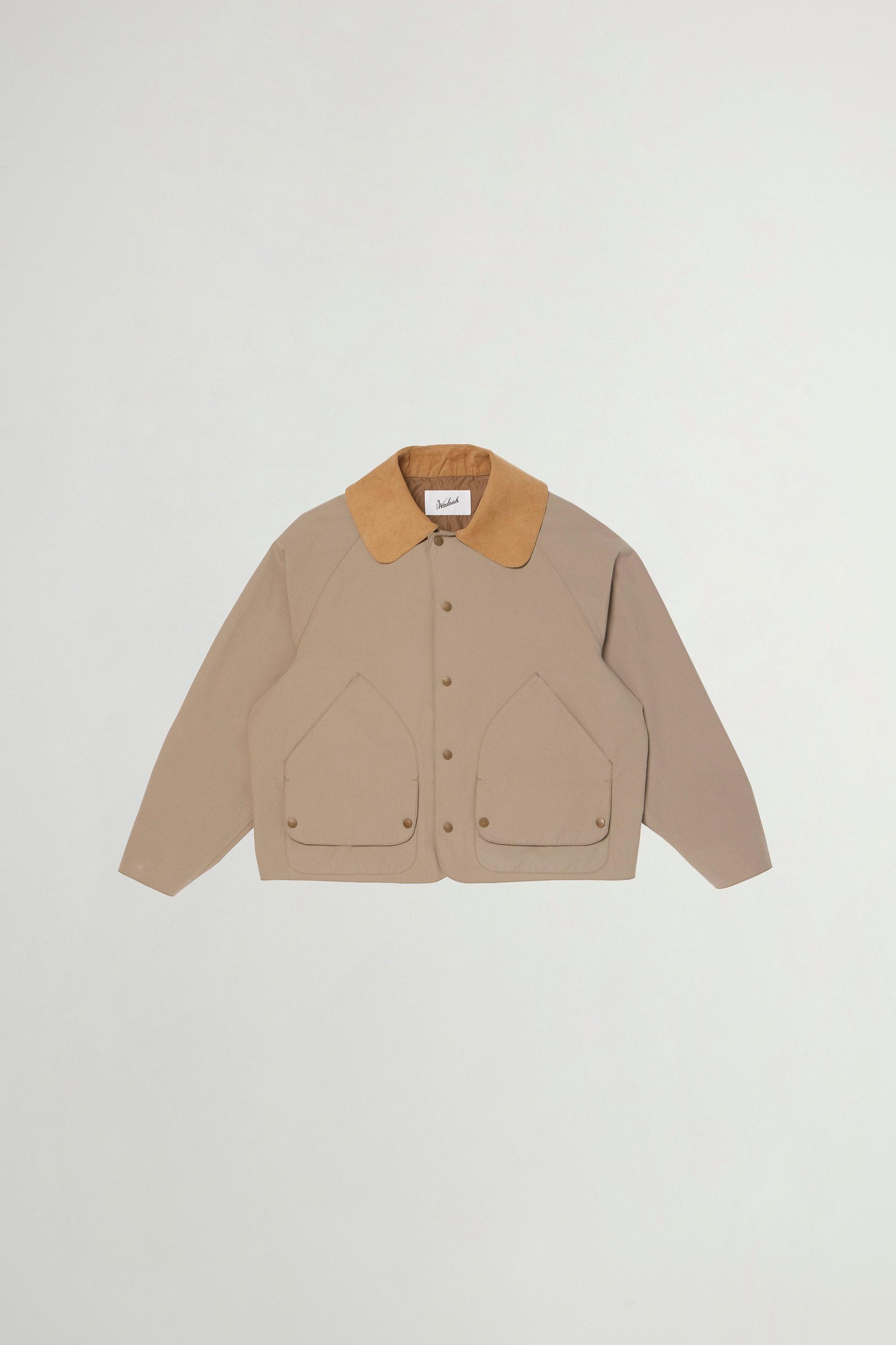 Hunting Jacket in Three-Layered Pure Cotton Fabric Beige photo 1 | Woolrich