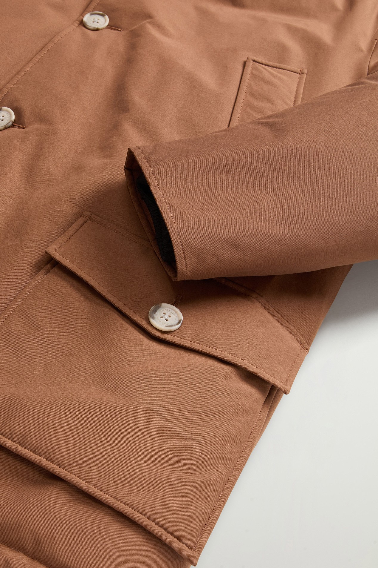 Arctic Parka in Ramar Cloth Brown photo 7 | Woolrich