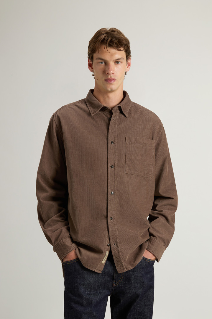 CORDUROY MACKEY SHIRT GD Brown photo 1 | Woolrich