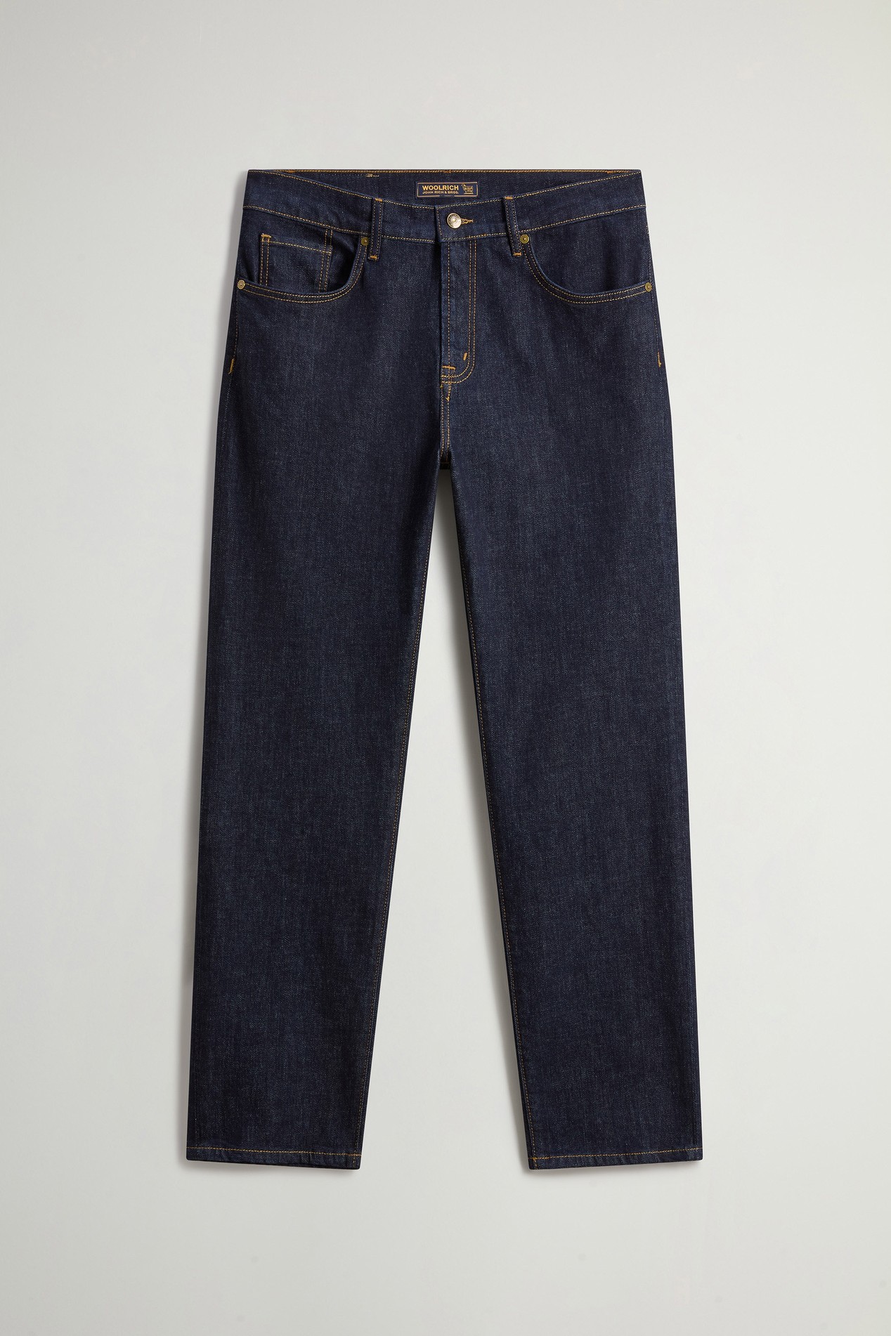 Five-Pocket-Hose aus Denim aus Baumwollstretch Blau photo 1 | Woolrich